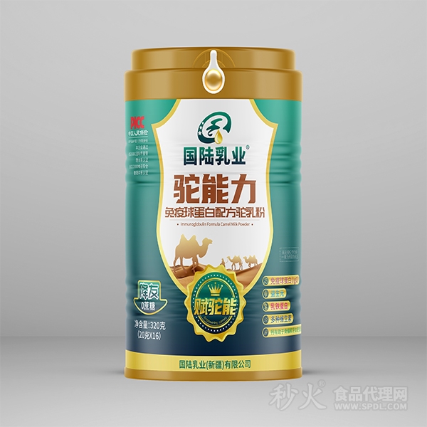 国陆乳业驼能力驼奶320g