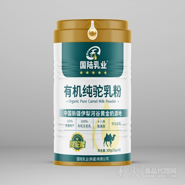 国陆乳业西域驼方驼奶粉300g