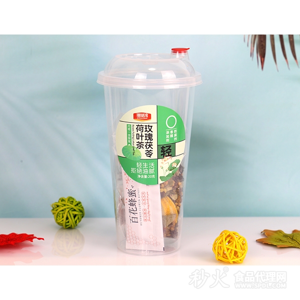 珊瑚灣玫瑰茯苓荷葉茶20g