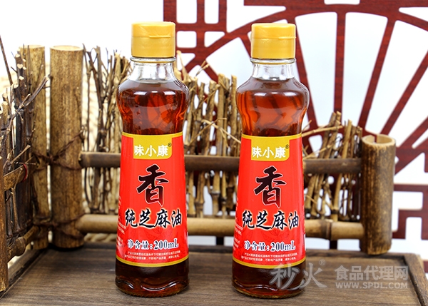 味小康純芝麻油200ml