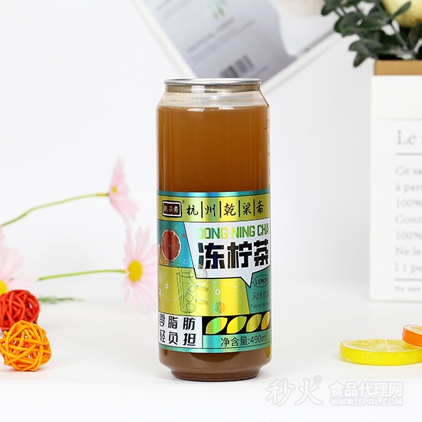 乾粱斋冻柠茶风味饮料490ml