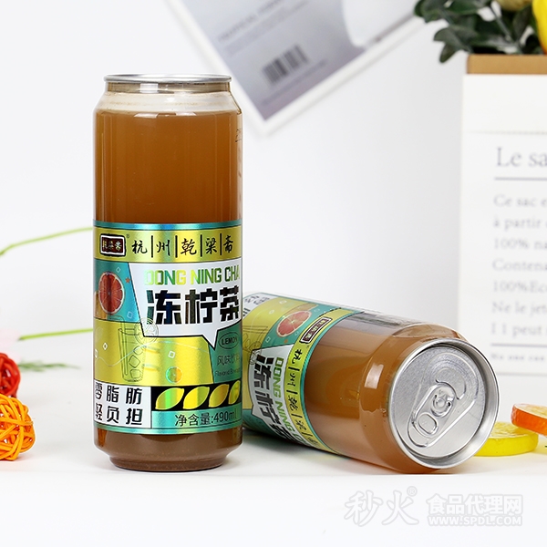 乾粱斋冻柠茶风味饮料490ml