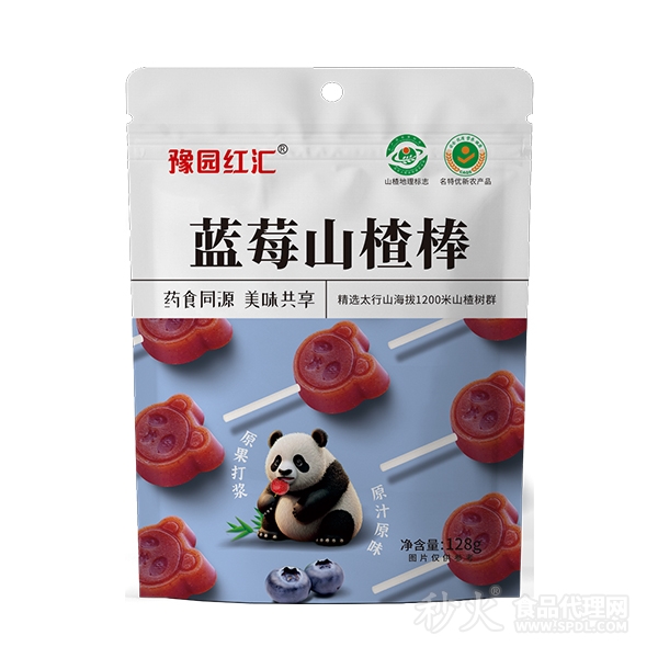 豫园红汇128g蓝莓山楂棒