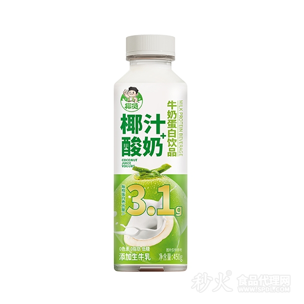 椰贤椰汁酸奶蛋白饮品450g