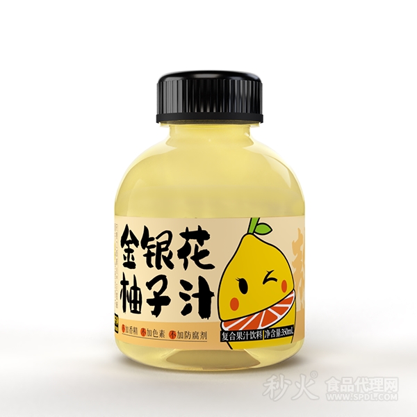 金醒元金銀花柚子汁350ml