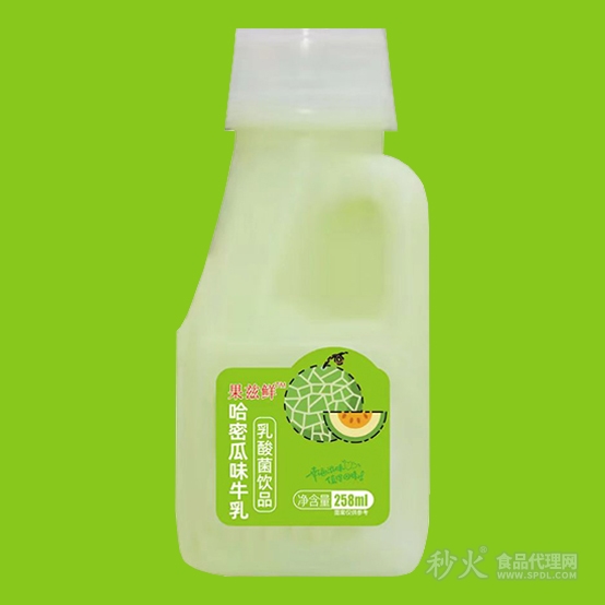 果茲鮮哈密瓜牛乳飲品258ml