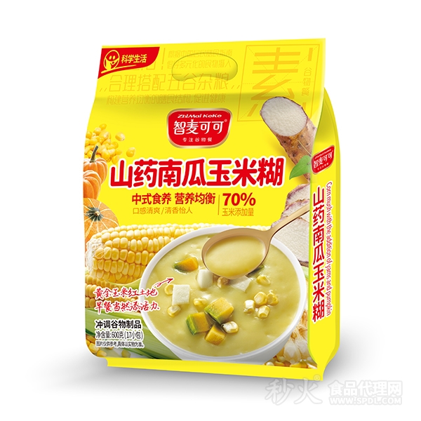 智麥可可山藥南瓜玉米糊600g