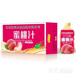 味逍遥蜜桃汁饮品标箱