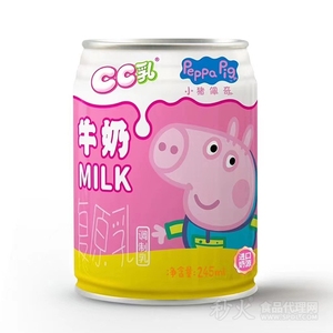 小猪佩奇CC乳牛奶245ml