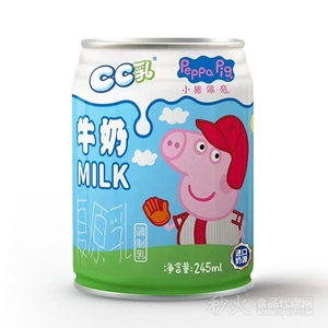 小猪佩奇CC乳牛奶245ml