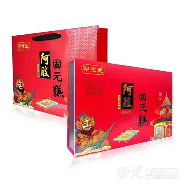 驴宗主阿胶固元糕未添加蔗糖礼盒500g