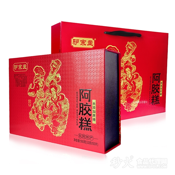 驢宗主阿膠糕未添加蔗糖禮盒500g