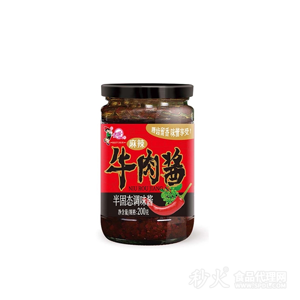 青援麻辣牛肉酱200g