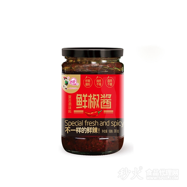 青援鲜椒酱200g