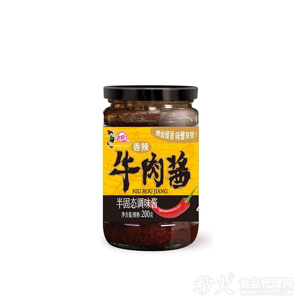 青援香辣牛肉酱200g