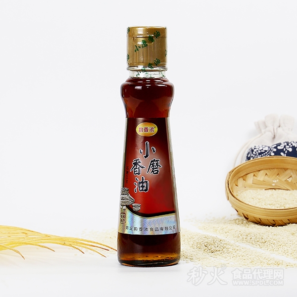 韻香濃小磨香油168ml