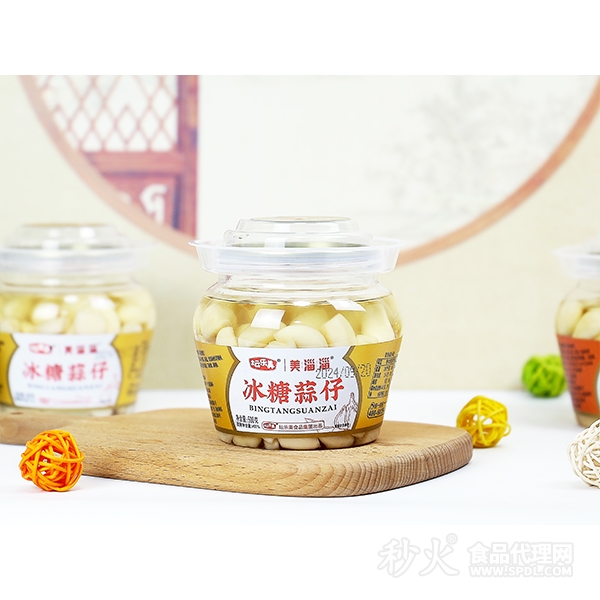 坛乐美美淄淄冰糖蒜仔500g