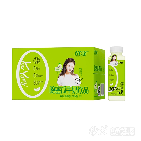 優(yōu)洋哈密瓜牛奶飲品360mlx15瓶