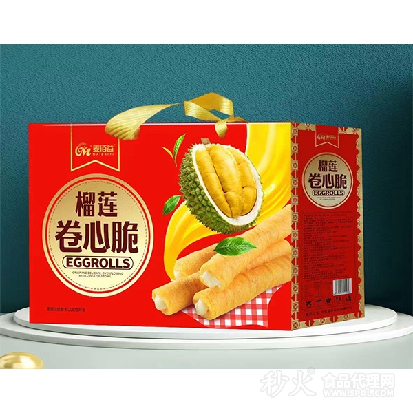 麥佰益榴蓮卷心脆