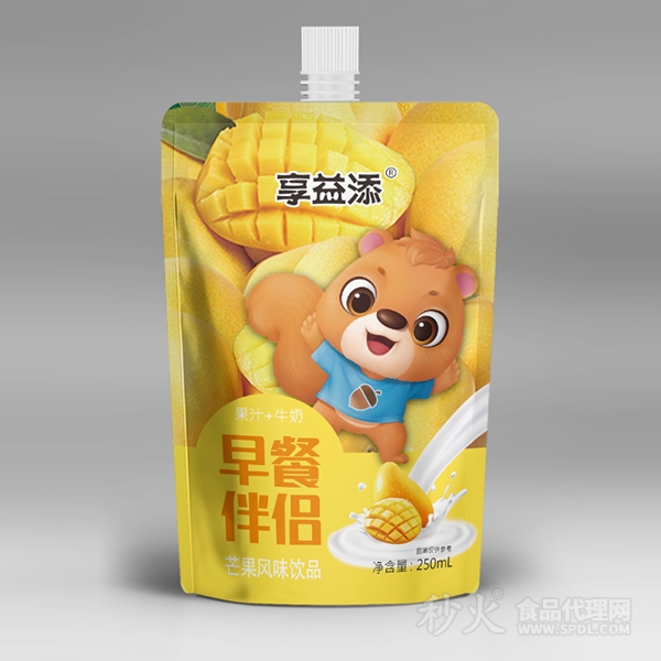 享益添早餐伴侣芒果风味饮品250ml