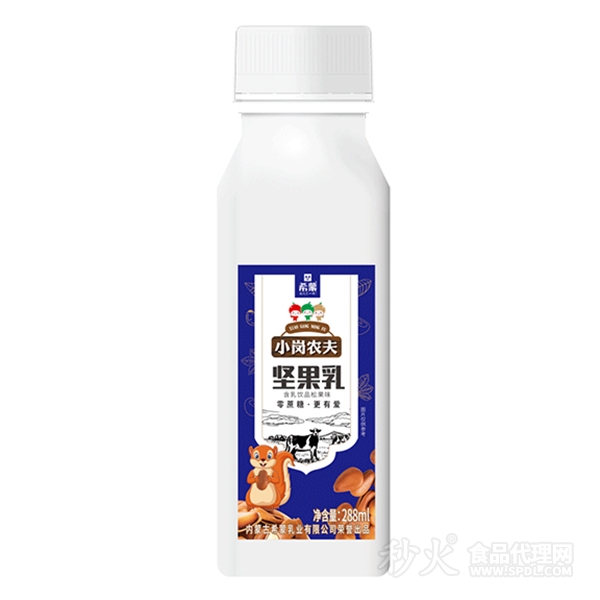 希蒙小岗农夫松果味坚果乳288ml