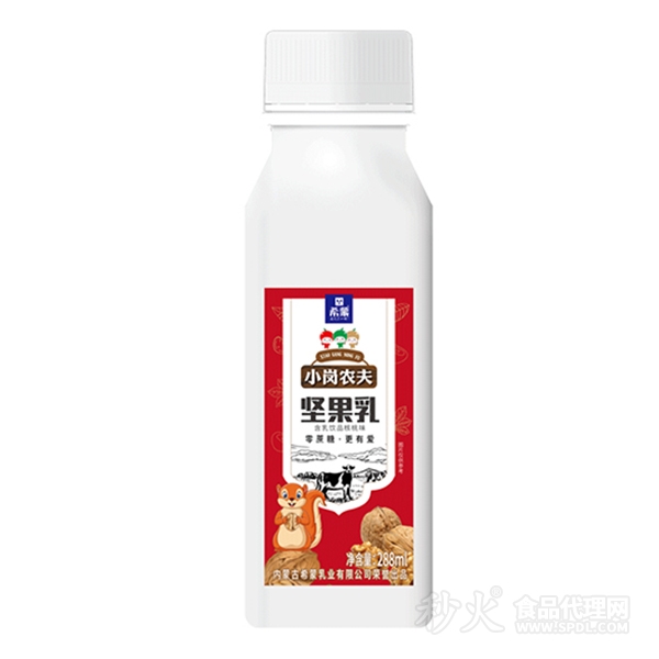 希蒙小岗农夫核桃味坚果乳288ml