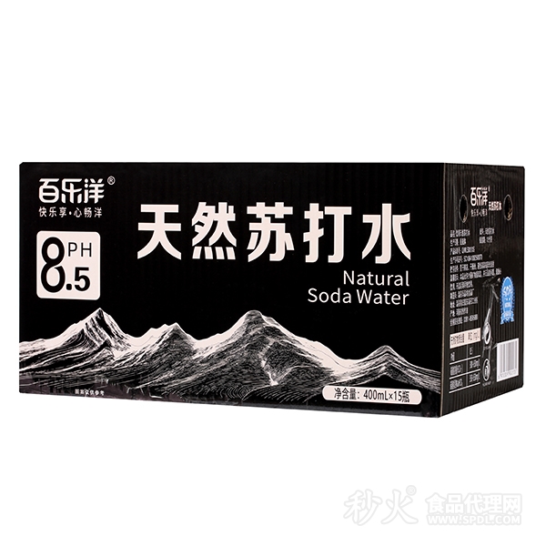 百乐洋天然苏打水400mlx15瓶