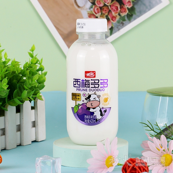 花皇西梅多多西梅乳味饮品420ml