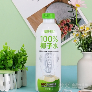 椰开心100_椰子水NFC非浓缩还原1L