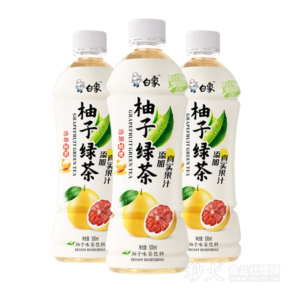 白象柚子绿茶饮料500ml