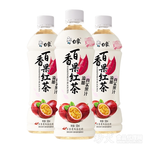 白象百香果红茶饮料500ml