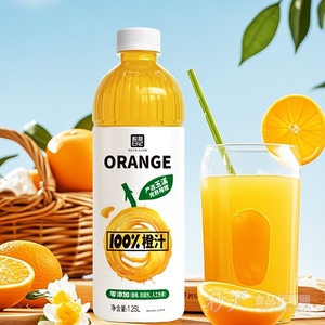 酸甜日记100%橙汁1.25L