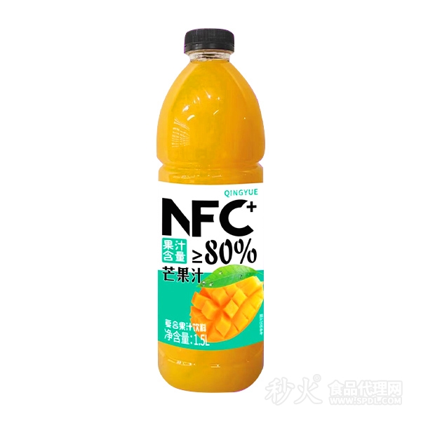 轻悦NFC芒果汁复合果汁饮料1.5L