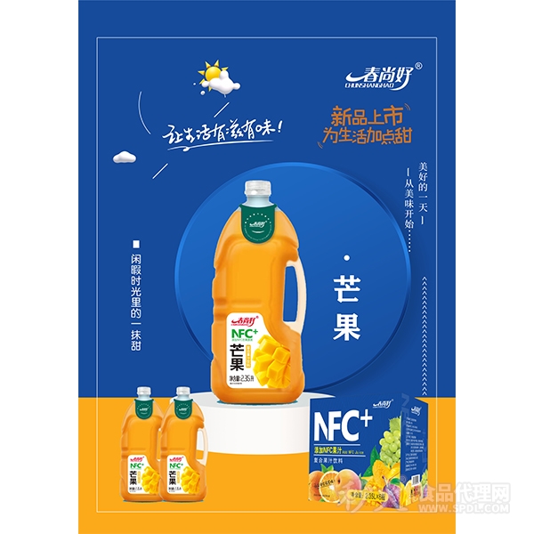 春尚好NFC芒果复合果汁饮料2.35L