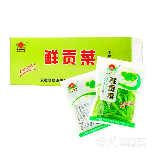 现成食品鲜贡菜箱装