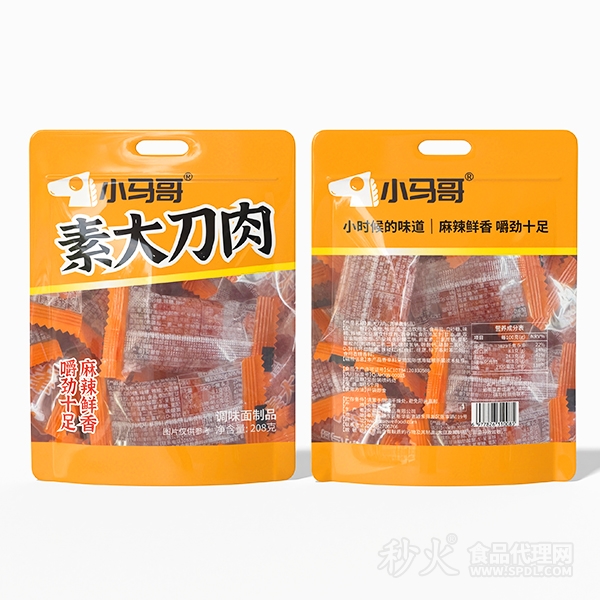 小马哥素大刀肉麻辣鲜香208g