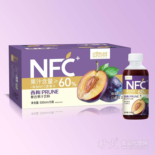 檬品乐NFC西梅复合果汁饮料500mlx15瓶