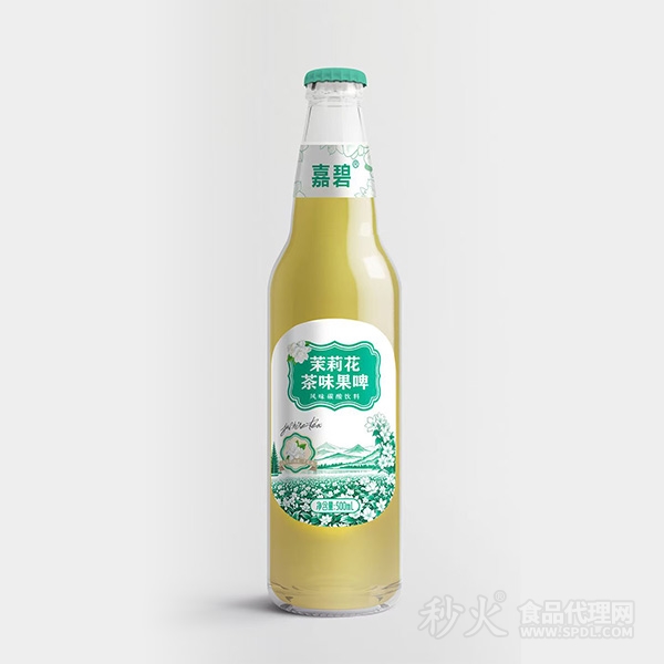 嘉碧茉莉花茶味果啤风味碳酸饮料500ml