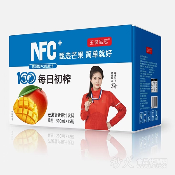 NFC每日初榨芒果复合果汁饮料500ml×15瓶