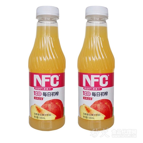 NFC每日初榨白桃复合果汁饮料500ml