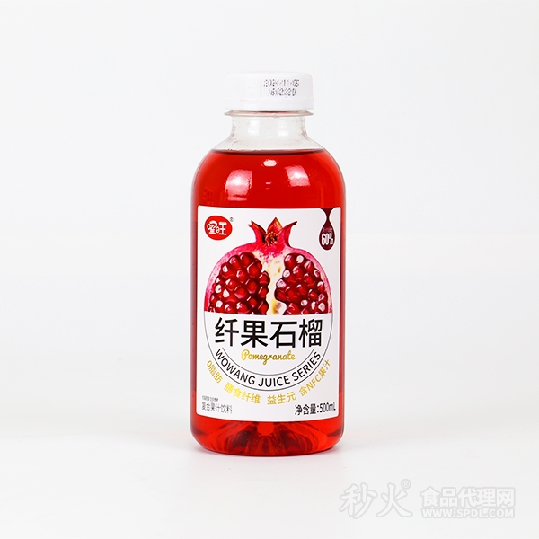 喔旺纤果石榴复合果汁饮料500ml