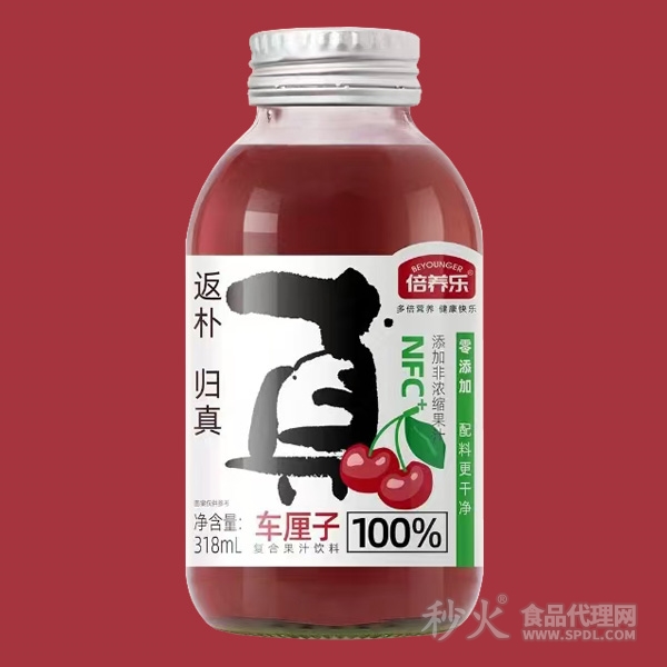 倍养乐车厘子果汁318ml