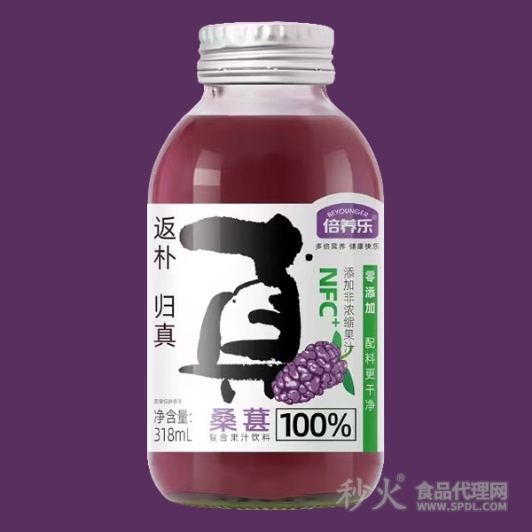 倍养乐桑葚果汁饮品318ml