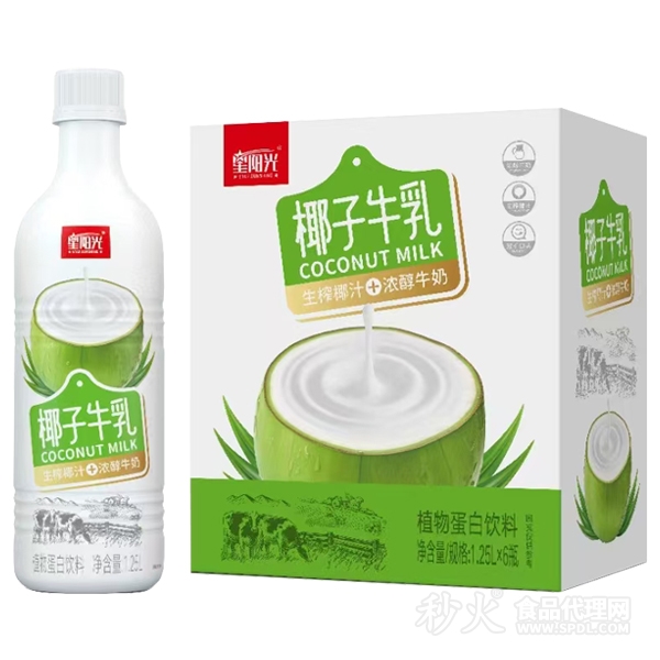 星阳光椰子牛乳饮品标箱