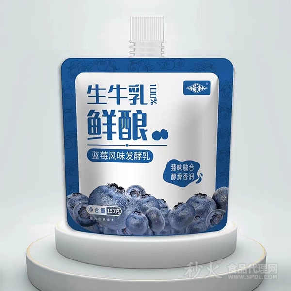 福淋生牛乳鲜酿蓝莓风味发酵乳150g