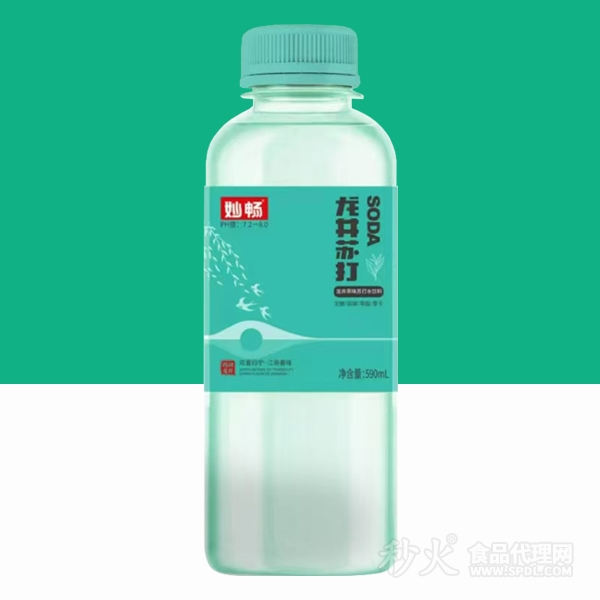 妙畅龙井苏打水饮品590ml