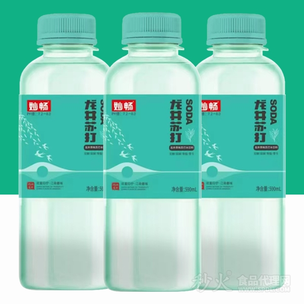 妙畅龙井苏打水590ml