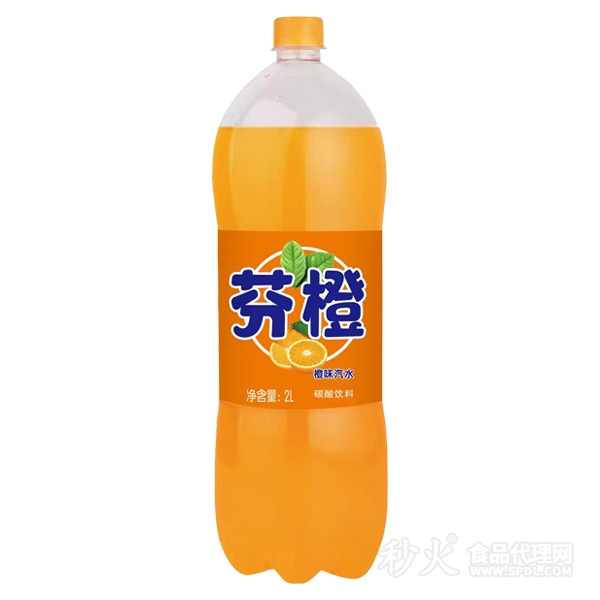 芬橙汽水2L