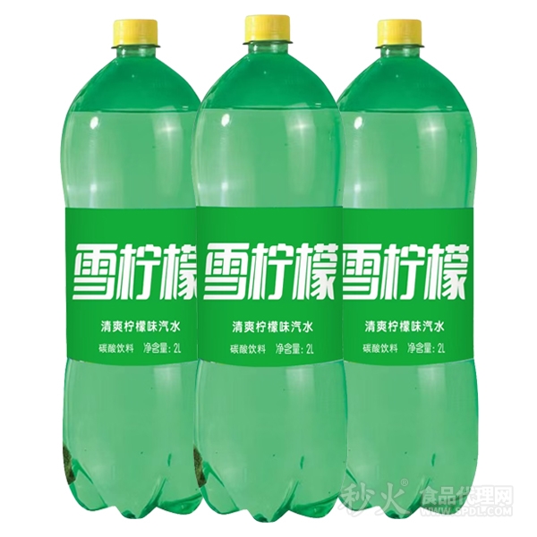 雪柠檬汽水2L