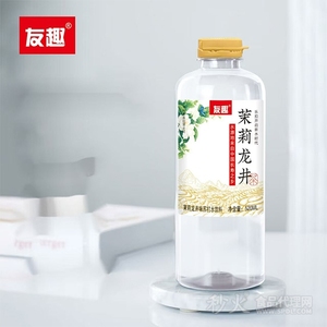 友趣茉莉龙井茶茉莉龙井味苏打水饮料520ml